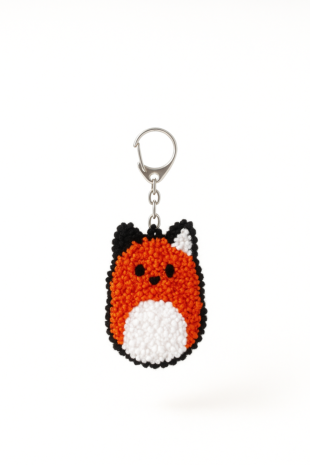 Orange cat keychain